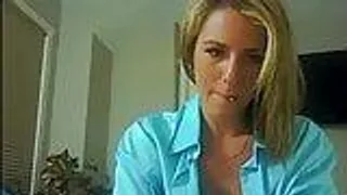 Blowjob vor der Kamera Amateurin liebt Sperma