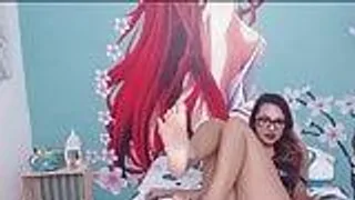 Sexy Amateur camgirl nette Titten und vib